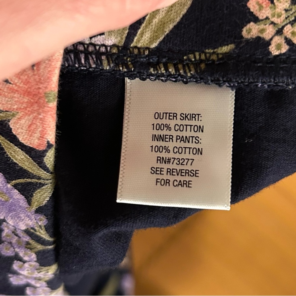 Croft & Barrow Colorful Floral Mini Skort - Picture 7 of 7